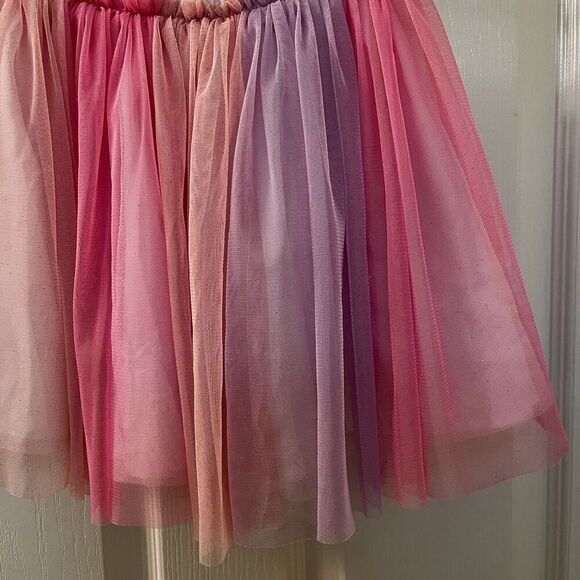 H&M Pink Purple Glittery Tulle Skirt Girls Size 4-6 years - Picture 7 of 10